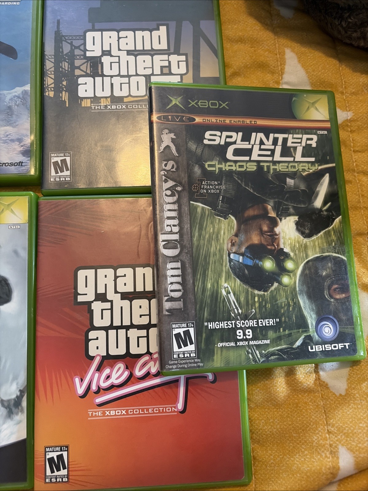 7 Xbox Games Lot Untested Assorted Condition Scratching