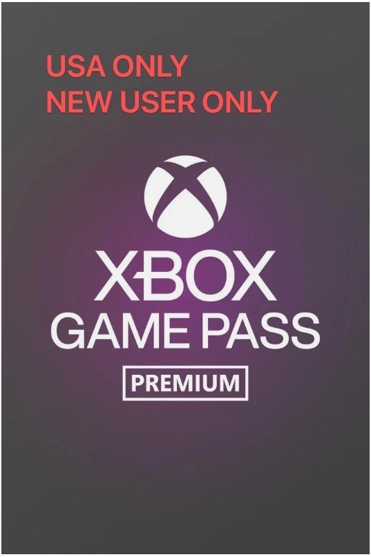 Microsoft Xbox Game Pass Premium 1 Month Membership (New Members only -Digital)