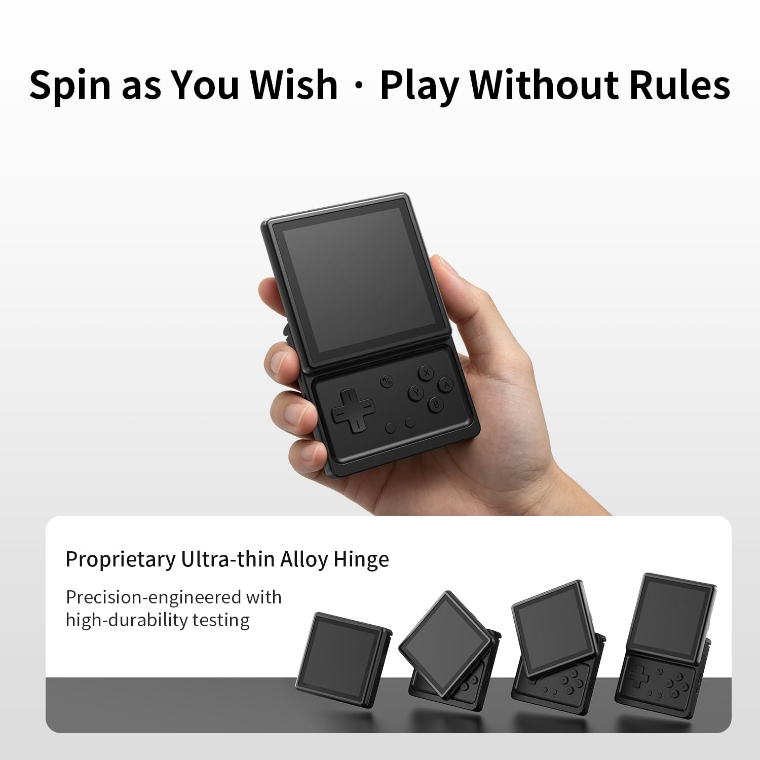 Anbernic RG Rotate Retro Handheld Game Console , 3.5 Inch Swivel Screen Andro…