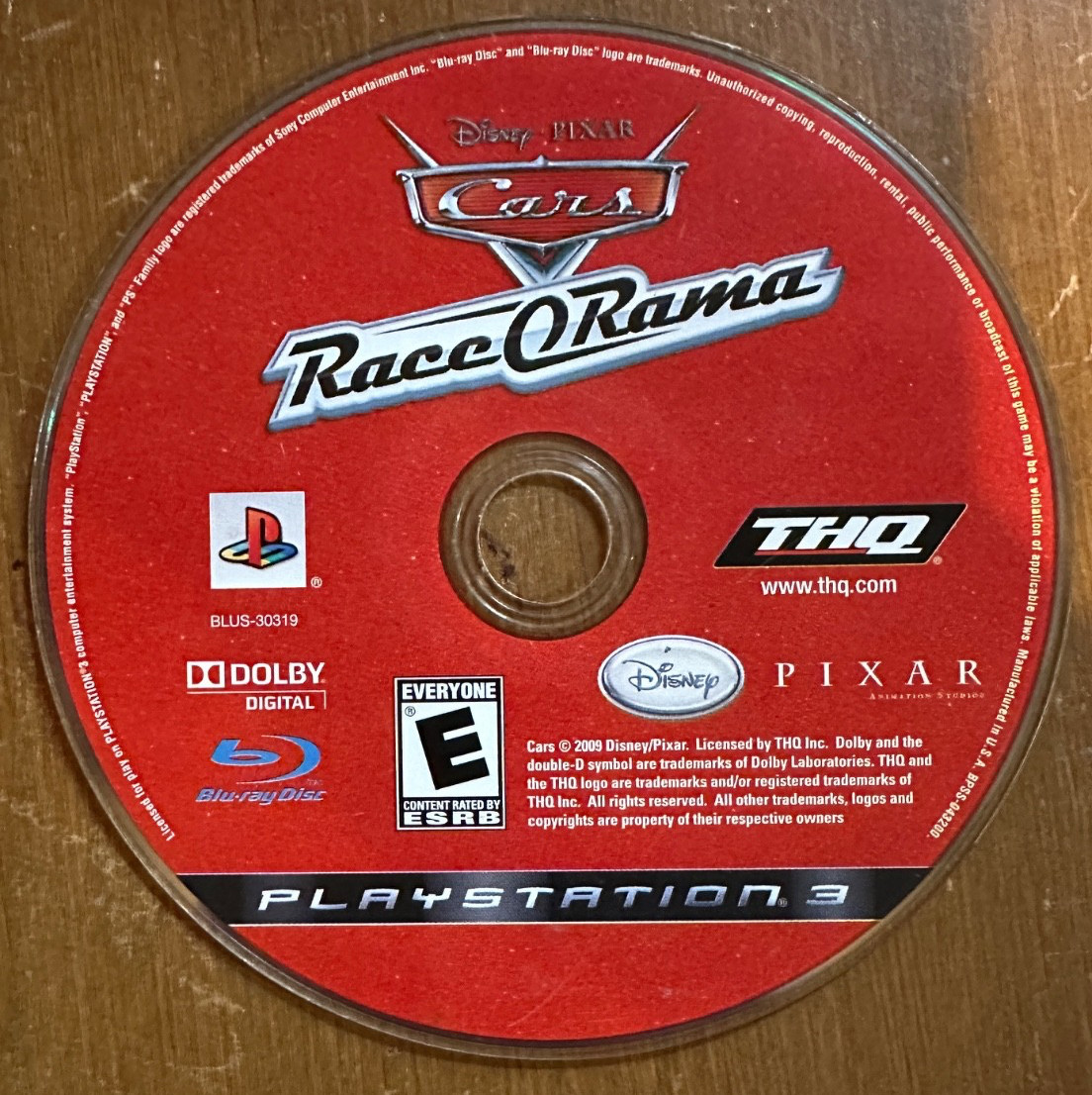 Cars Race-O-Rama (Sony PlayStation 3, 2009) PS3 Tested & Works DISC ONLY