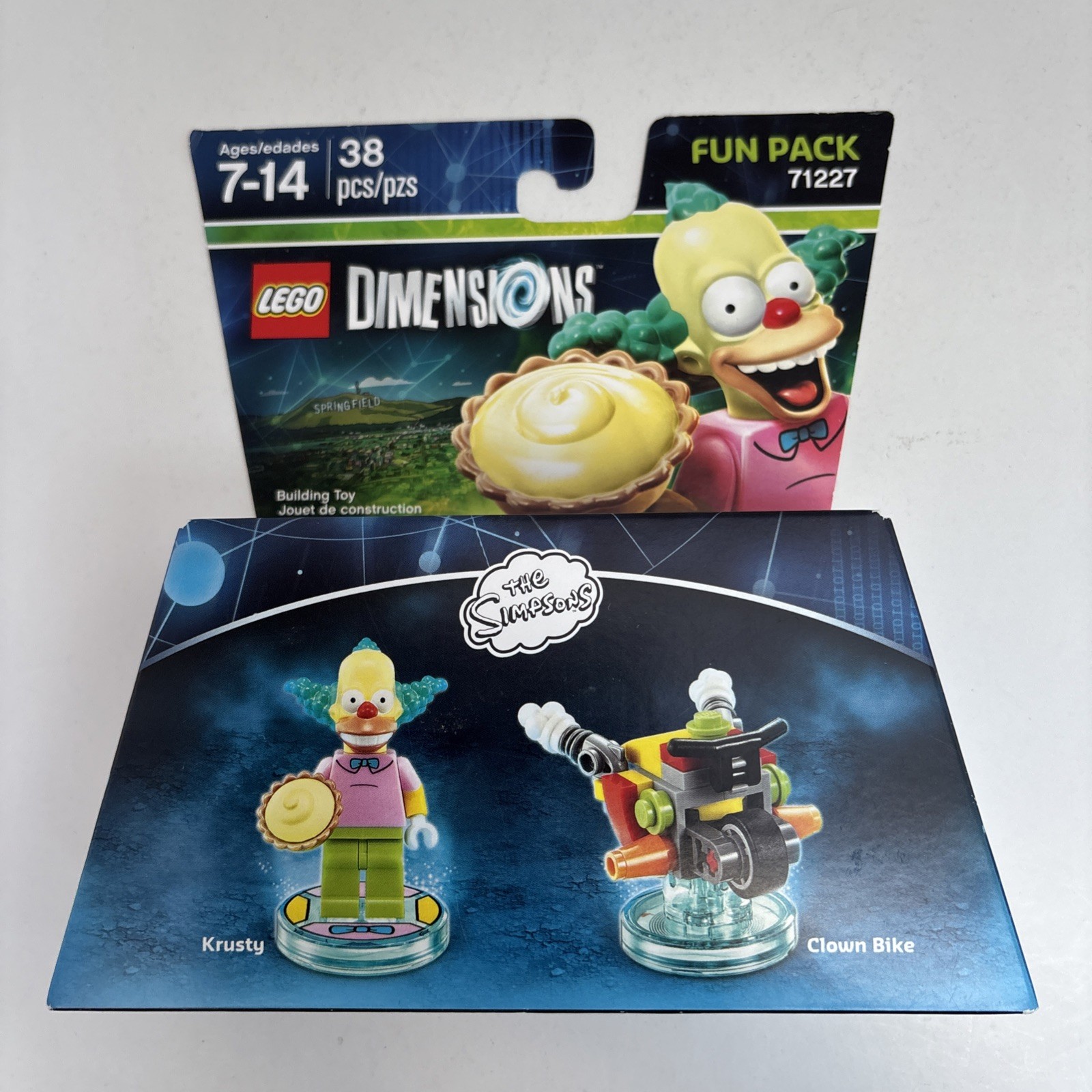 LEGO Dimensions The Simpsons Homer 71202, Bart 71211, Krusty 71227 NEW Sealed