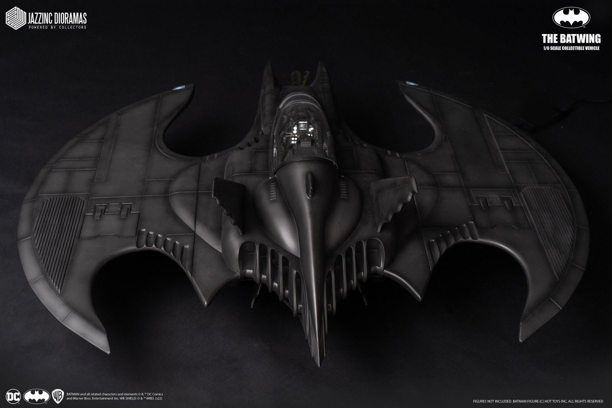 Jazzinc 52″ 1989 Keaton Batman BATWING 1/6 Scale Jet Plane Vehicle Hot Toys NEW