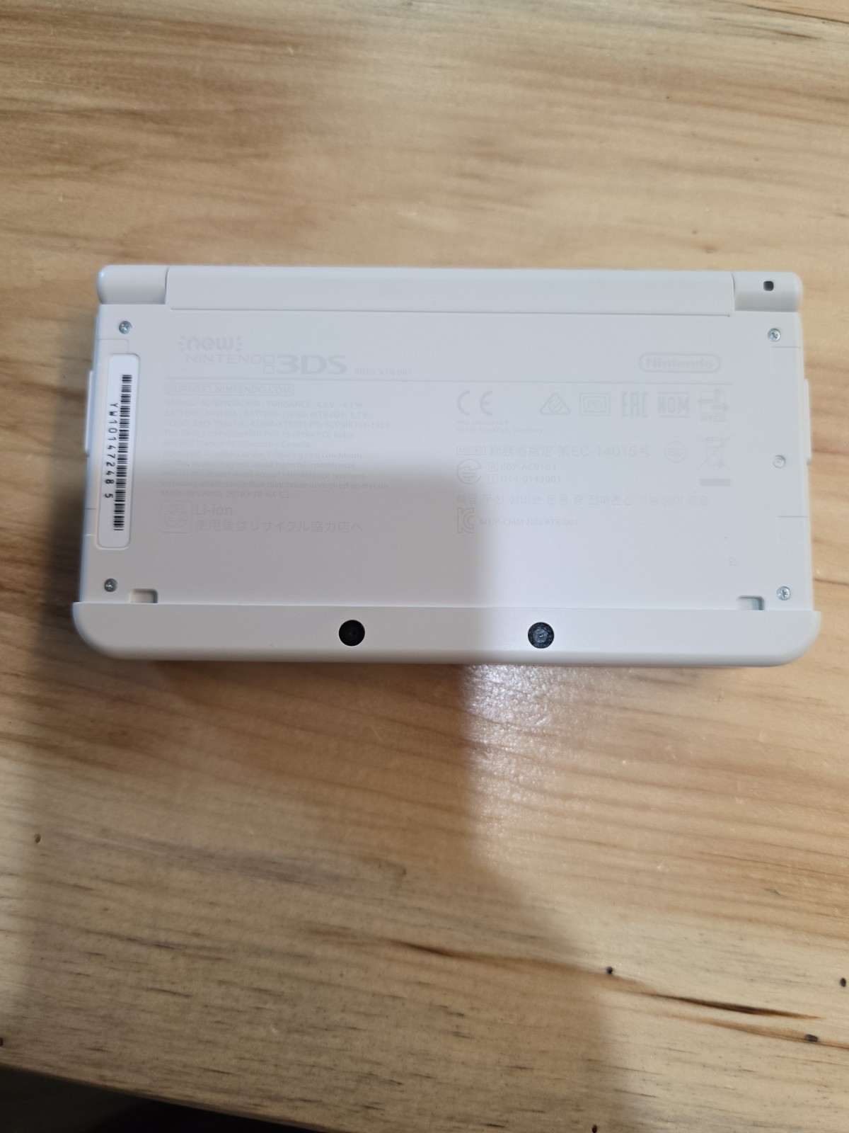 Nintendo “New” 3DS White Super Mario Black Friday Edition Console KTR-001 Works
