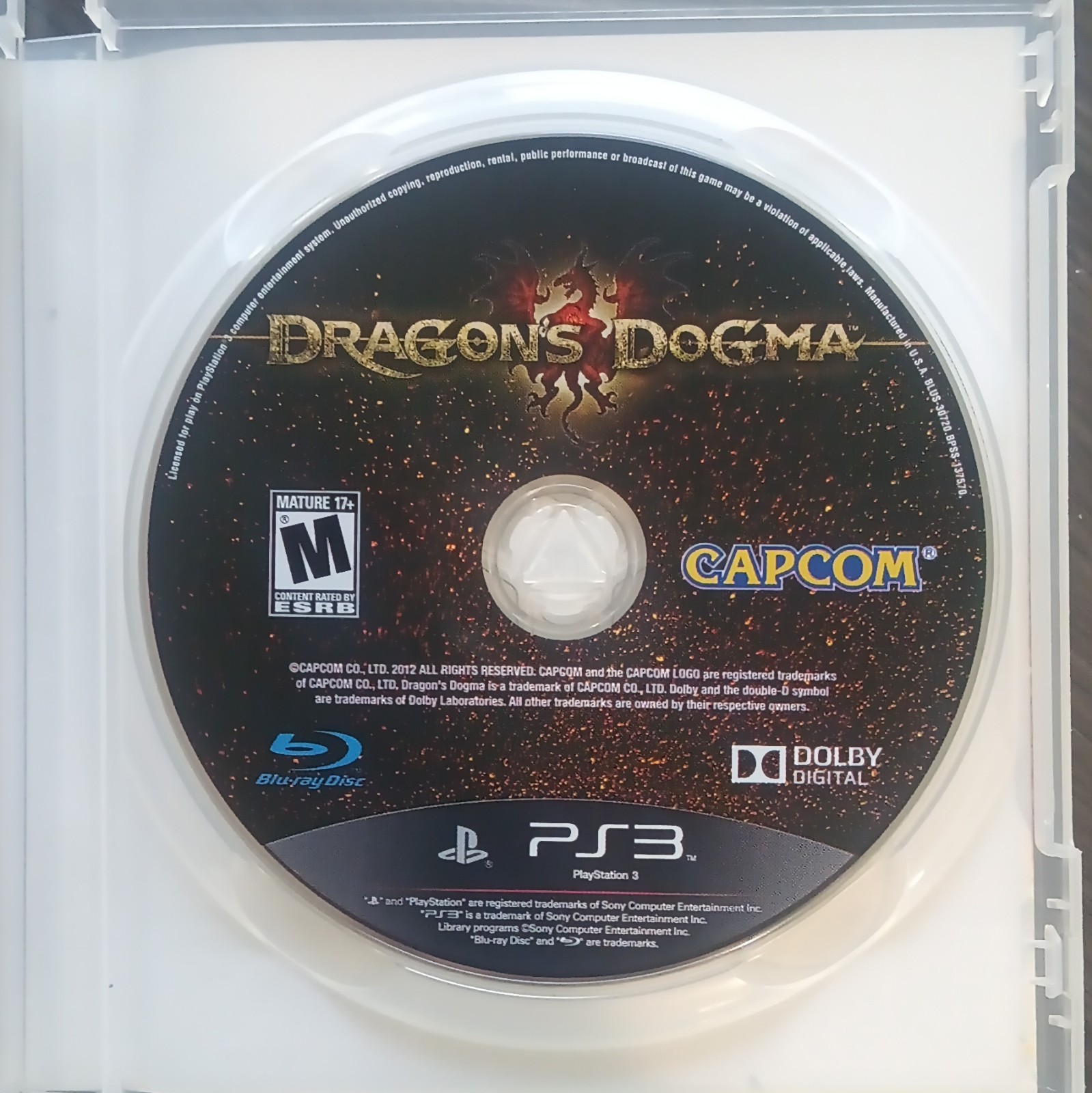 Capcom Dragon’s Dogma Sony PlayStation 3 PS3 M 2012 Online Playability