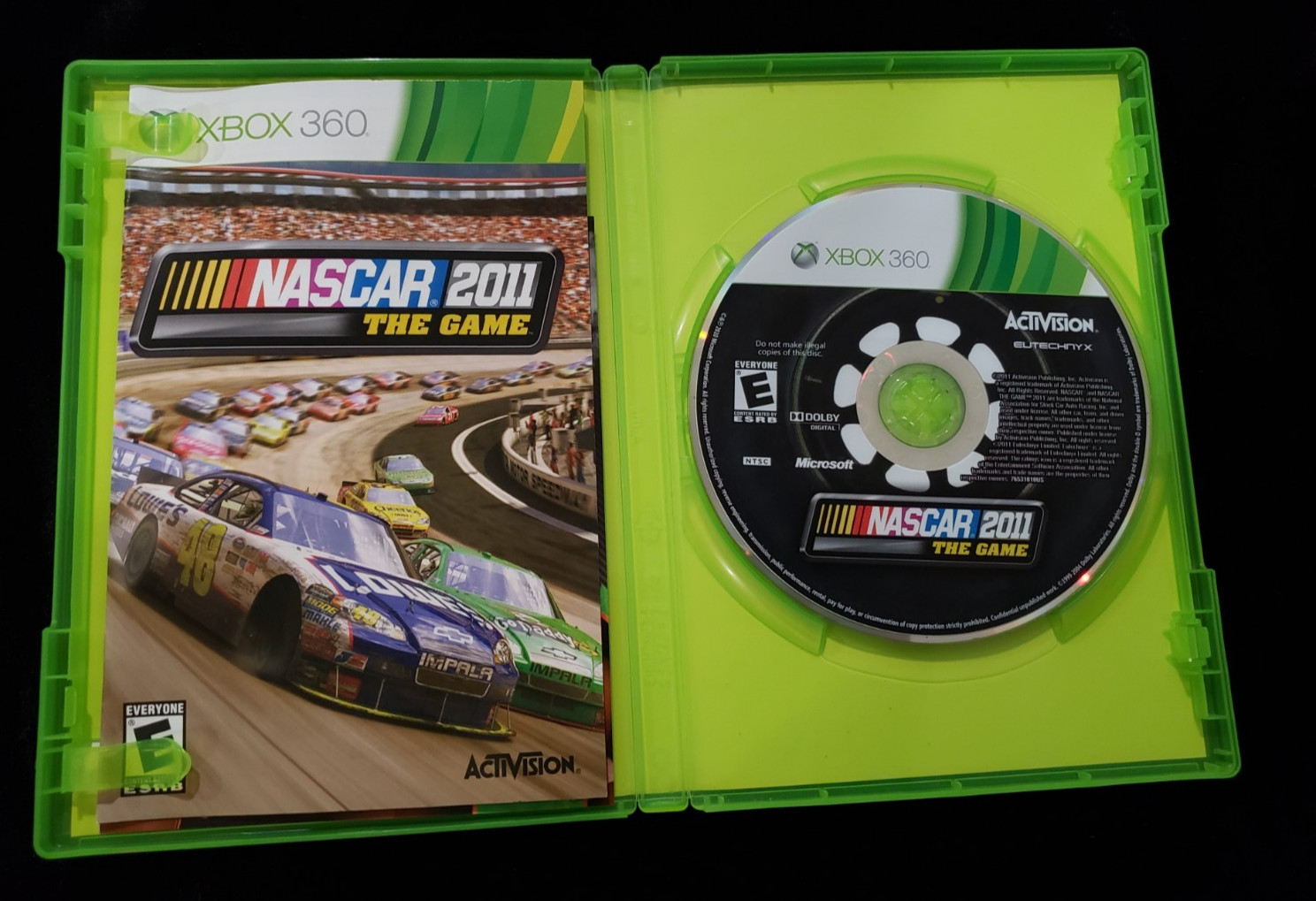 NASCAR The Game 2011 (Xbox 360) Complete w/ Manual in Original Box, TESTED!