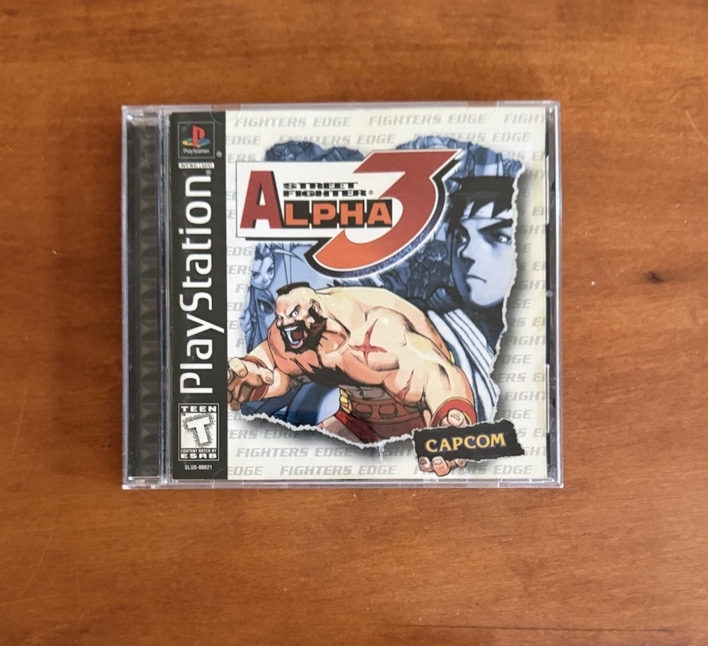 Street Fighter Alpha 3 (PlayStation 1 PS1) Excellent CIB Complete & Tested