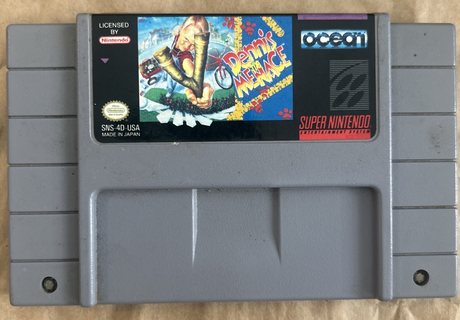 Dennis The Menace (Super Nintendo, 1993) Cartridge Only / Tested