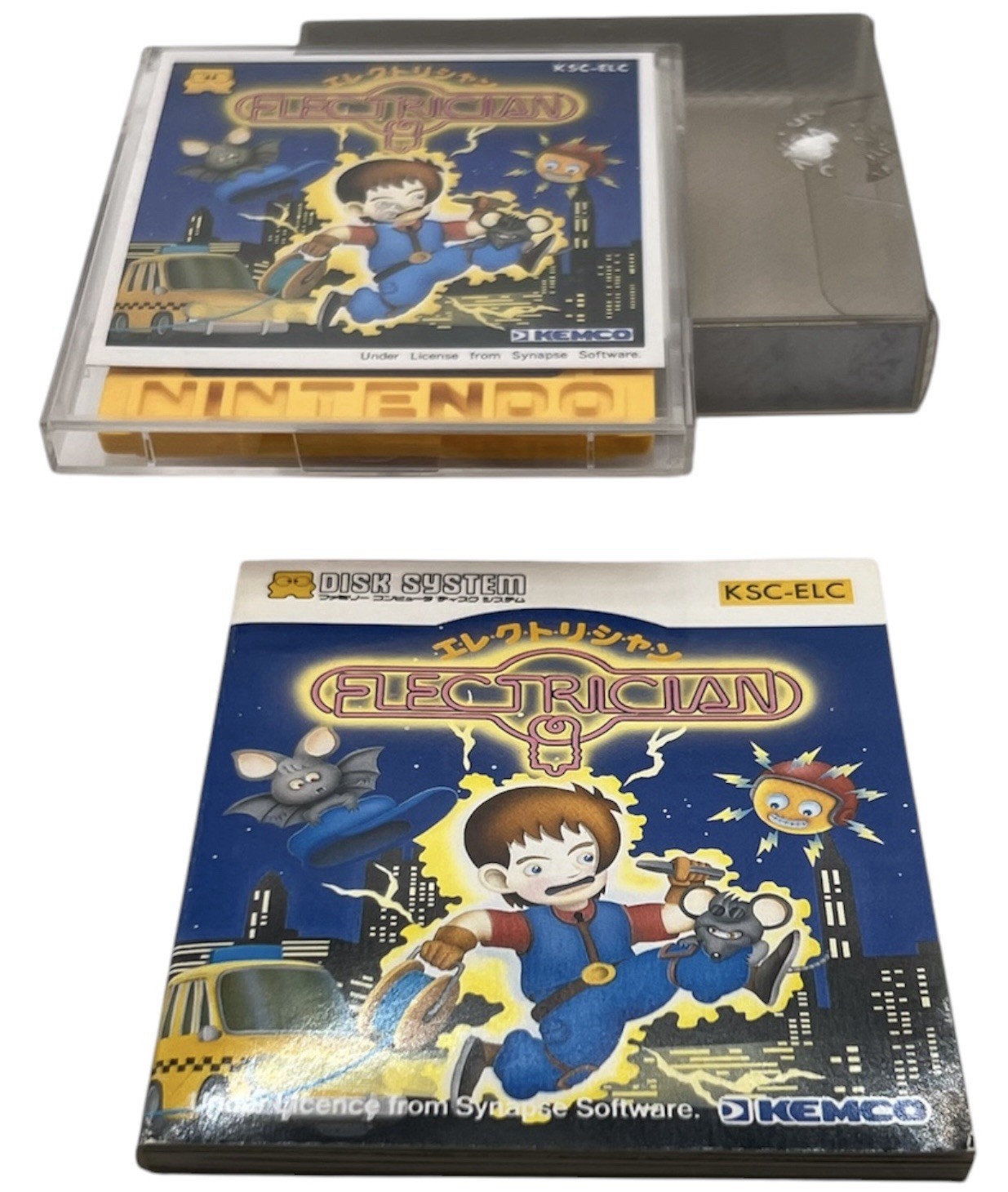 Nintendo Famicom Disk System Kemco 1986 Japanese Version KSC-ELC