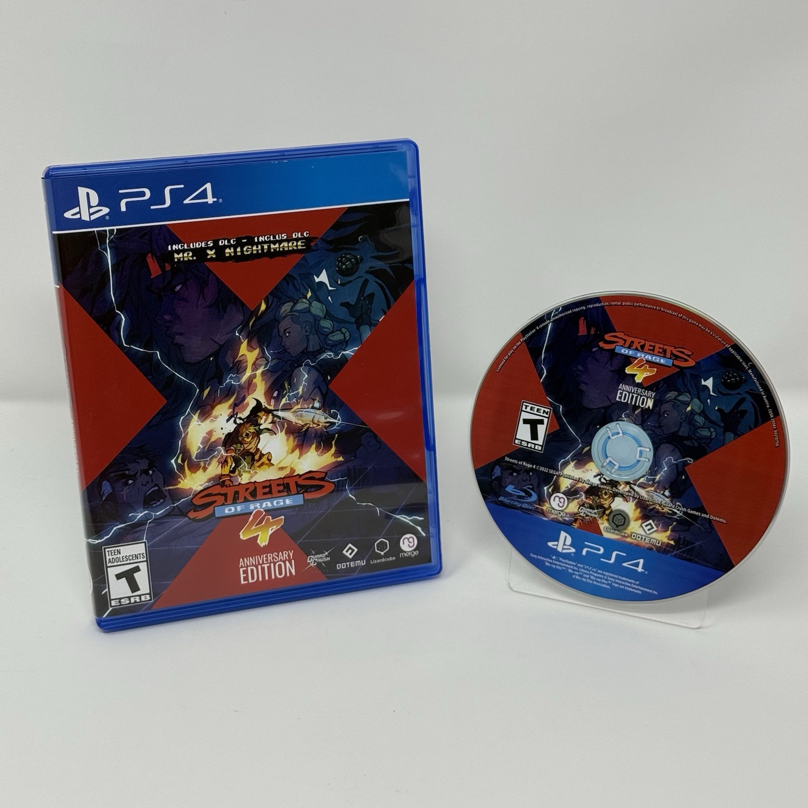 Streets of Rage 4 – Anniversary Edition • Sony PlayStation 4, 2022 • Disc & Case