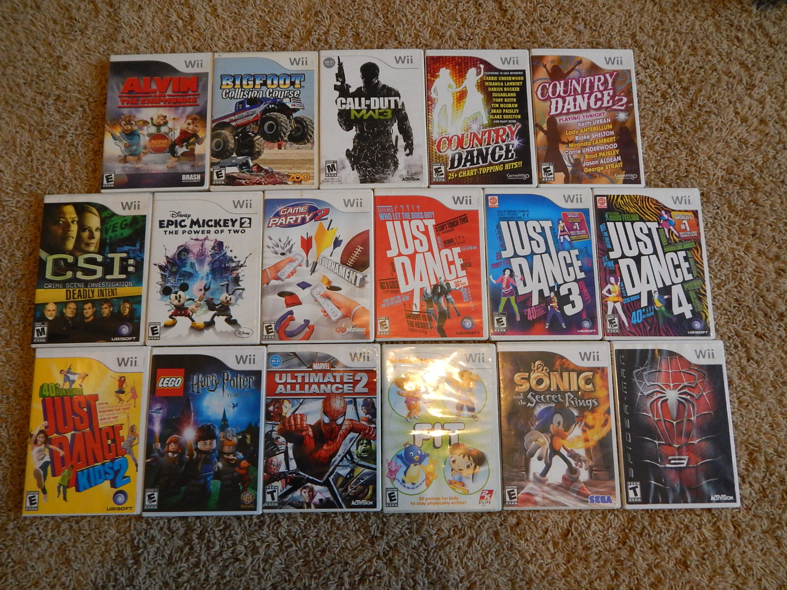Nintendo Wii Games! You Choose from Huge List! $7.95 Each! Buy 3 Get 4th 50% Off