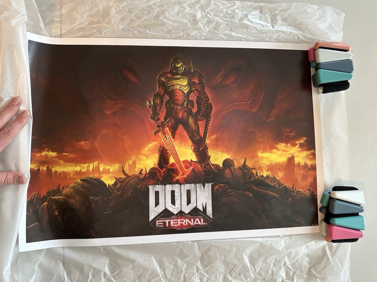 Doom Eternal Lithograph Bundle Of 4