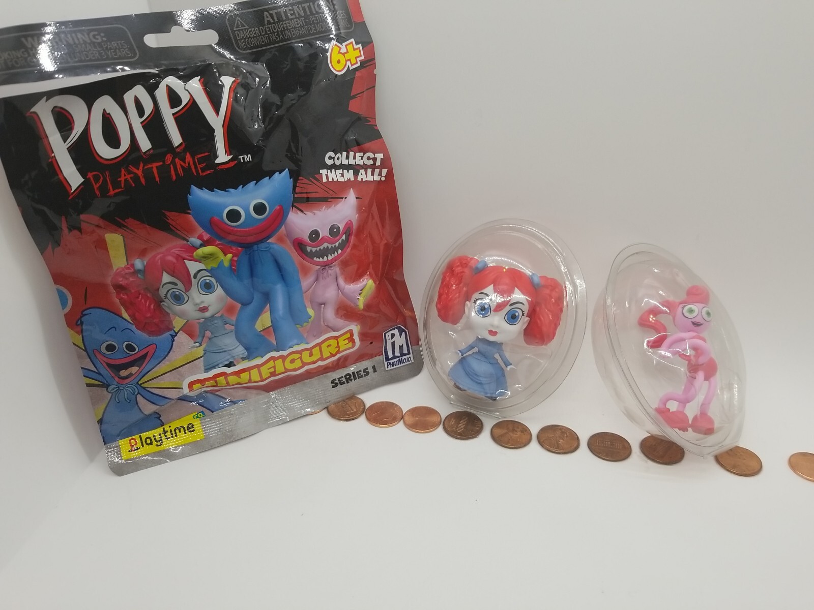 Poppy Playtime & Mommy LongLegs 2 UCC PhatMojo Mystery Minifigs 2.5″ TOY LOT
