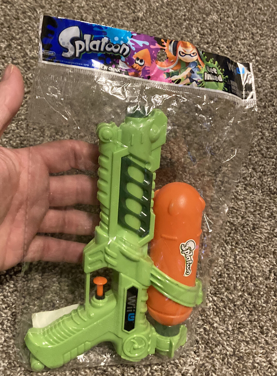 Splatoon Nintendo Wii U Promotional Toy Water Gun **BRAND NEW**