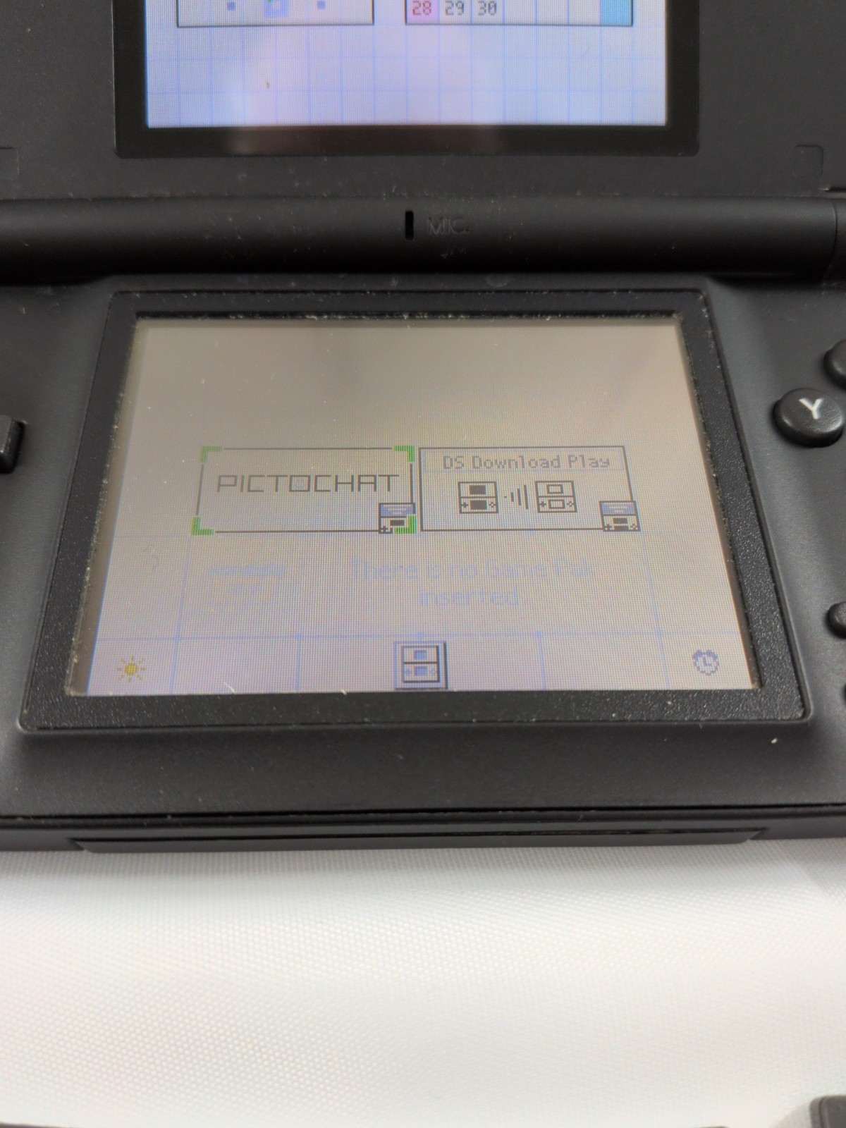 Nintendo DS Lite Crimson Handheld Red Black Model USG-001 Tested 7 Games Charger