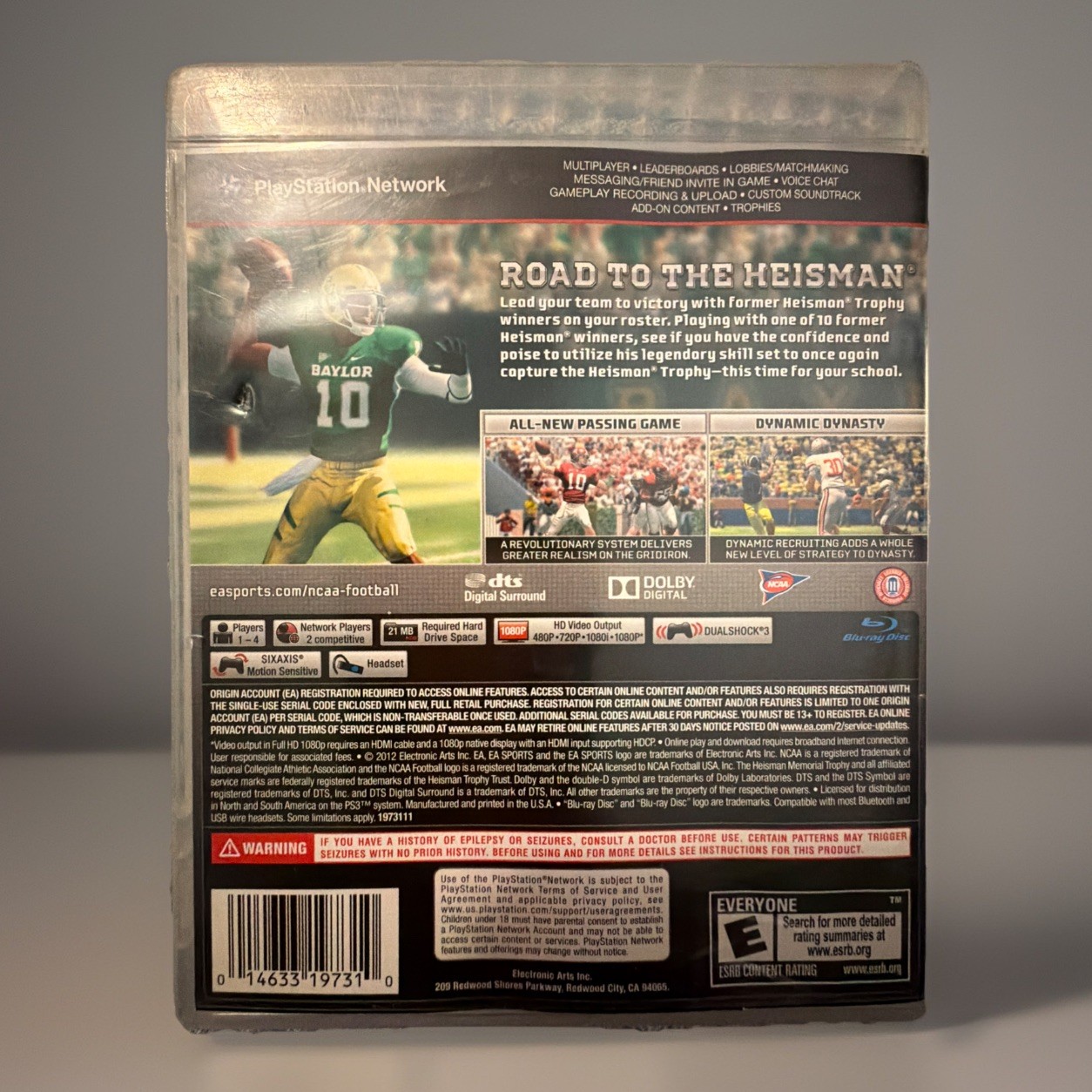 EA Sports NCAA Football 13 PlayStation 3 PS3 CIB With Manual Tested & Works.