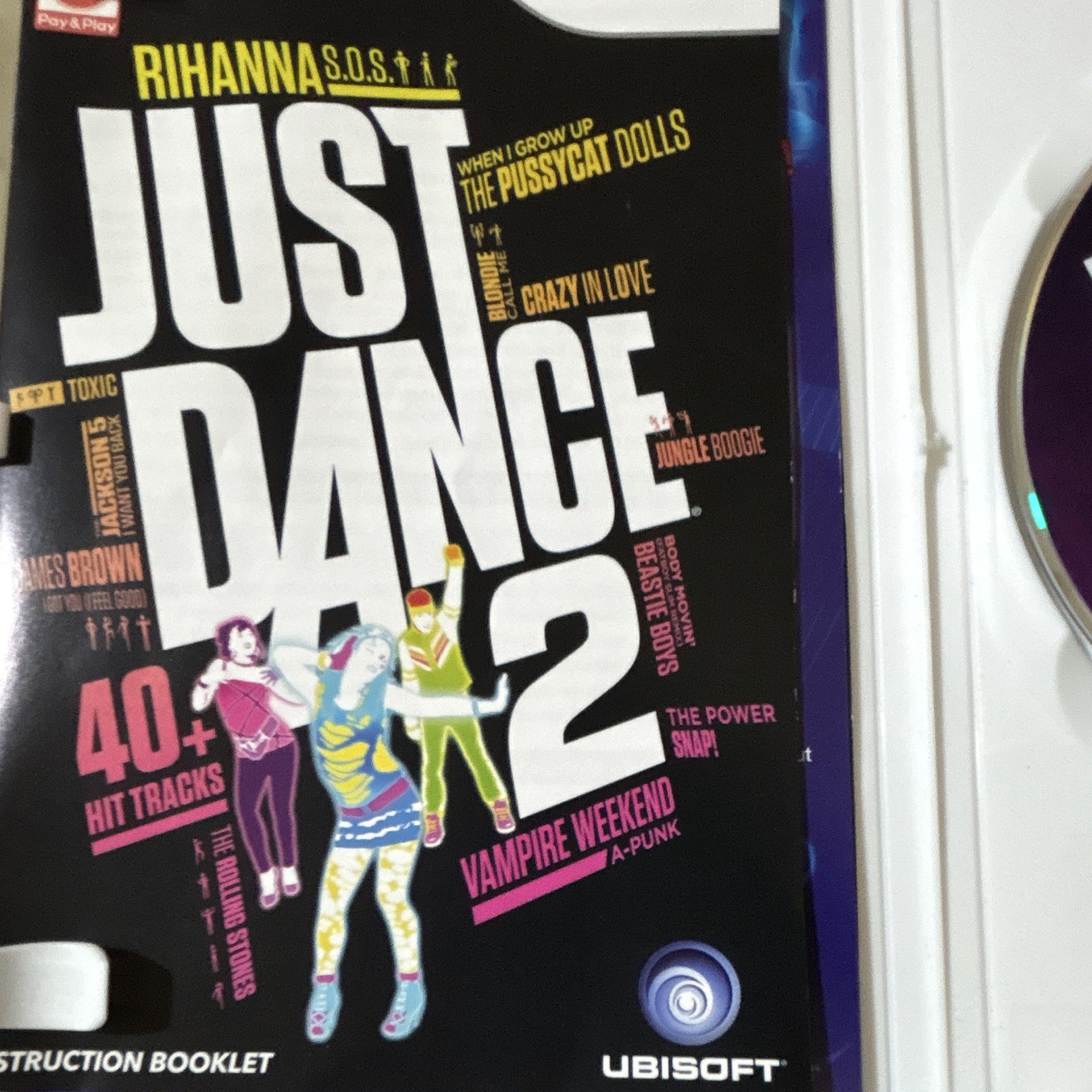 Ubisoft Just Dance 2 Just Dance Series Nintendo Wii Music Dance E10+ 2010 Manual