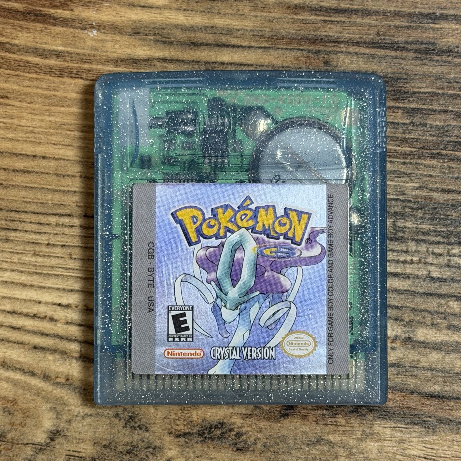 Pokemon Crystal Version Nintendo Gameboy Color DEAD Save Battery Tested Working