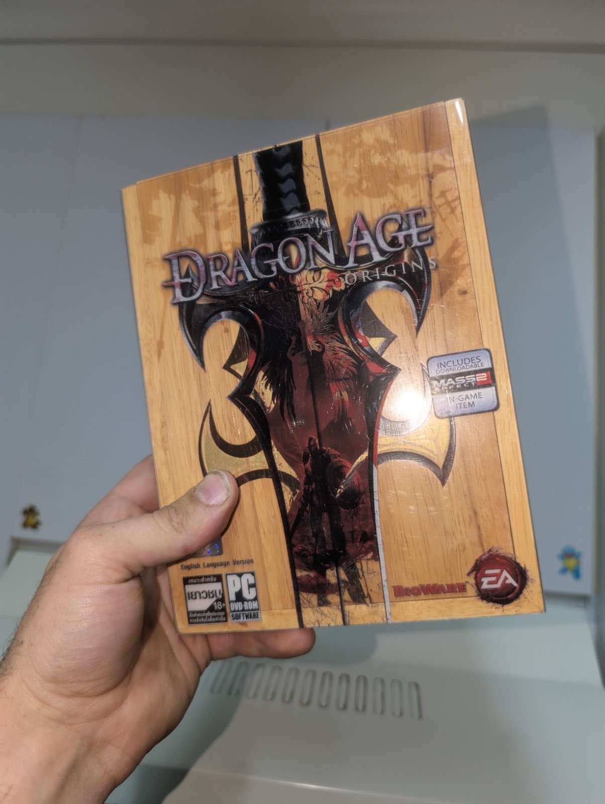 Dragon Age Origins PC Singapore Exclusive Collector’s Edition Wood Carved Box