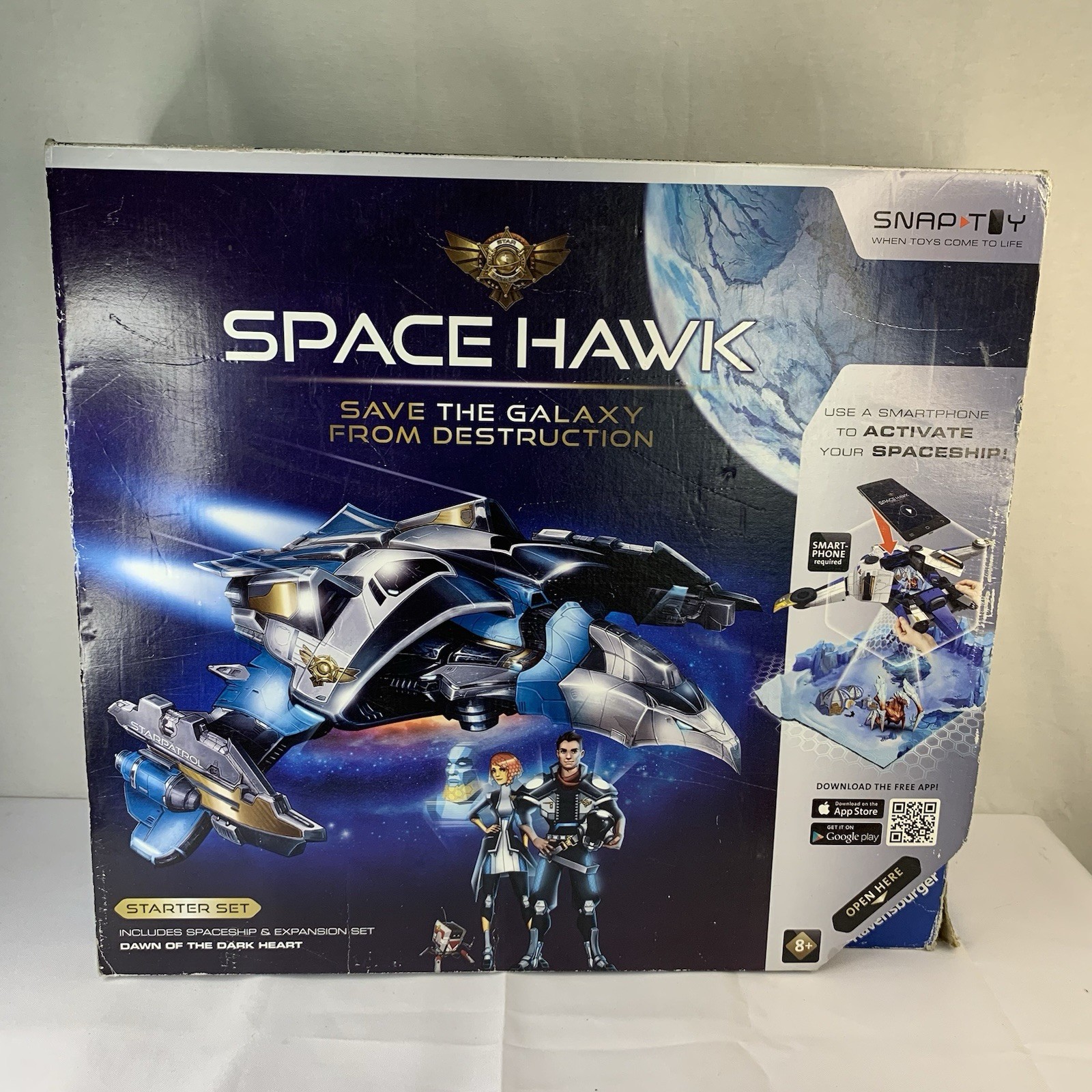 Space Hawk Smartphone Spaceship Starter Set Expansion Pack Free App Ravensburger