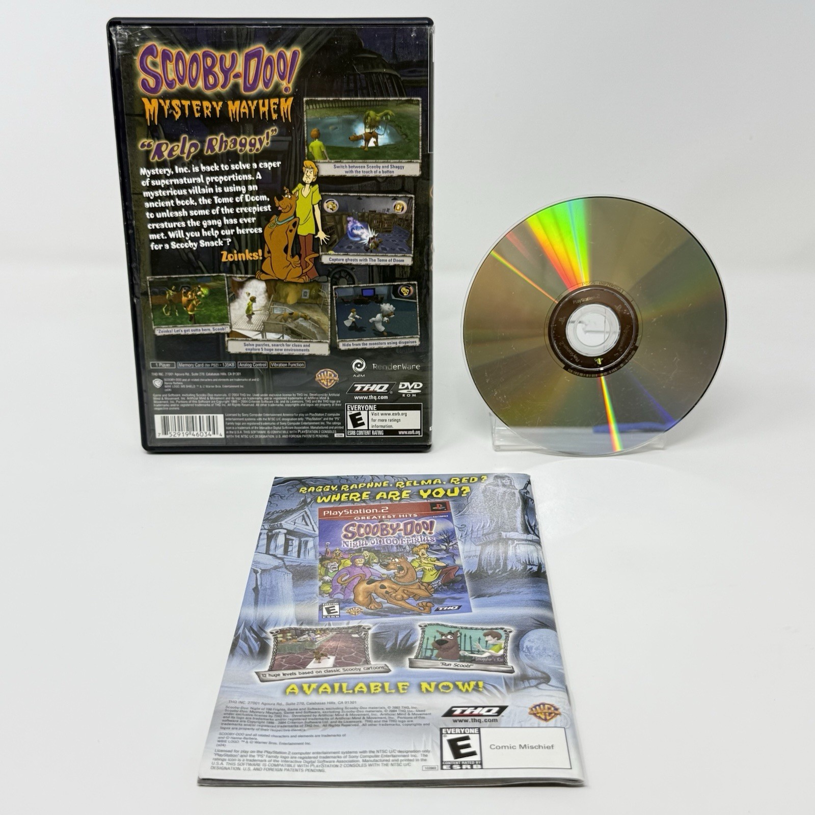 Scooby Doo Mystery Mayhem Sony PlayStation 2 PS2 Complete CIB Tested
