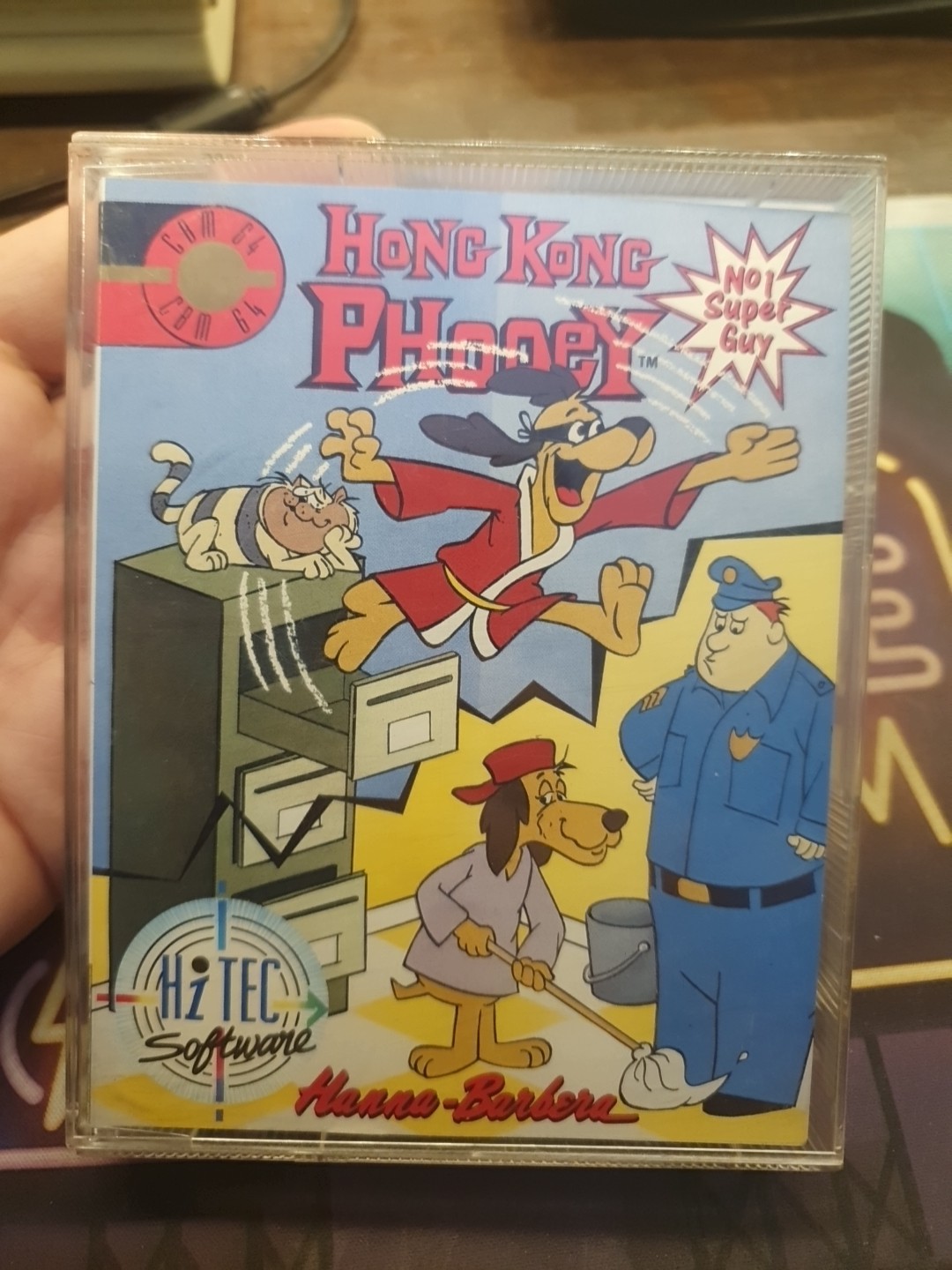 HONG KONG PHOOEY COMMODORE 64 ORIGINAL GAME CASSETTE COLLECTION C64 HANNA BARB