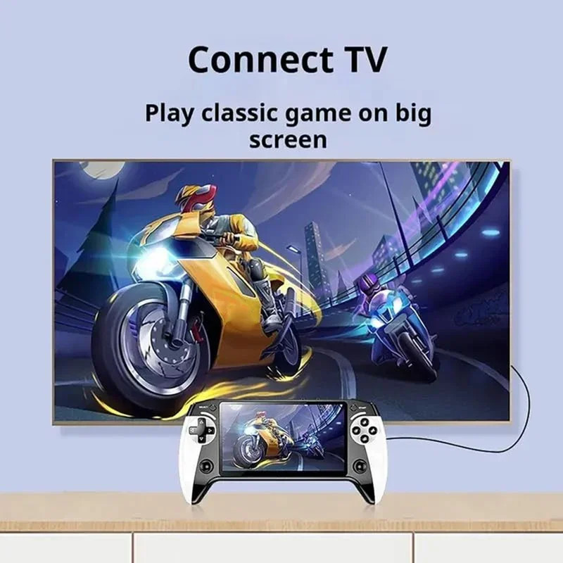 New 3000 Games X9 Handheld Video Game Console 5.5Inch Screen Retro Video Game Pl