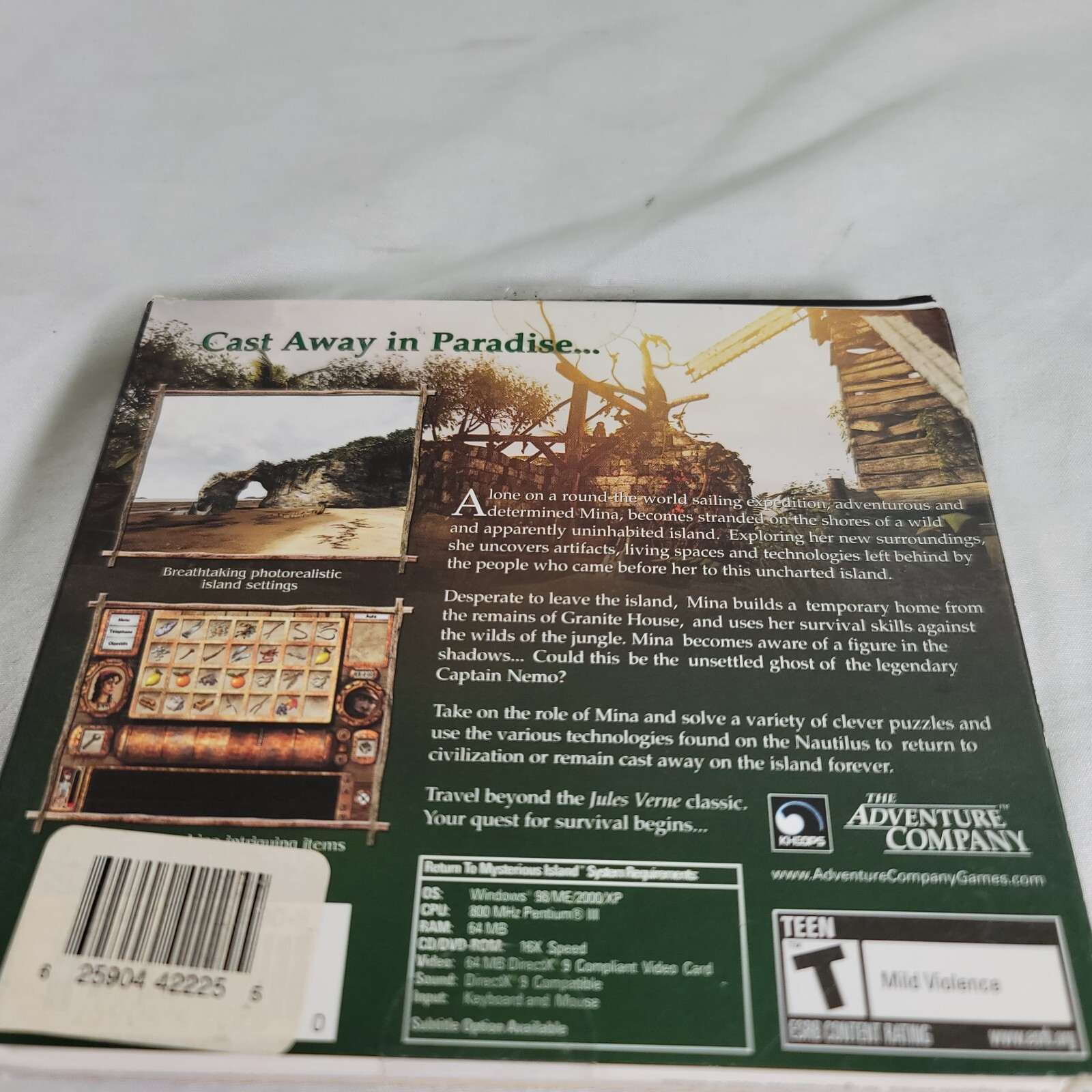 Return to Mysterious Island PC Game The Adventure Company 2004