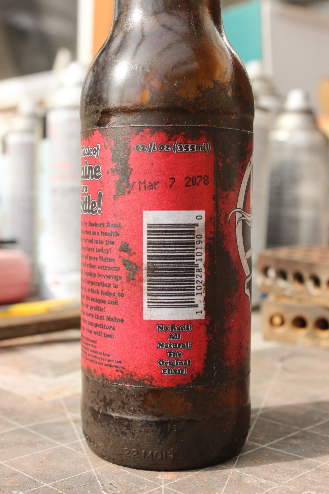 Handmade Vim! Original 12oz Bottle Replica from Fallout 4