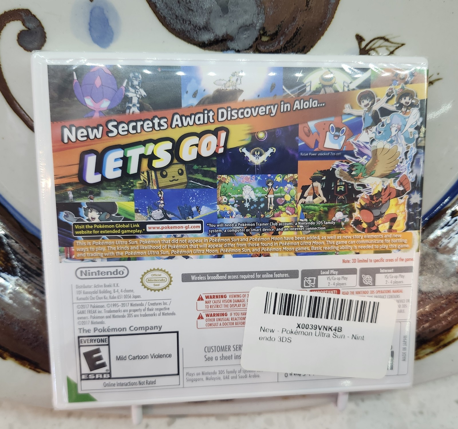Pokemon Ultra Sun Nintendo Game 3DS Brand New / Factory Sealed