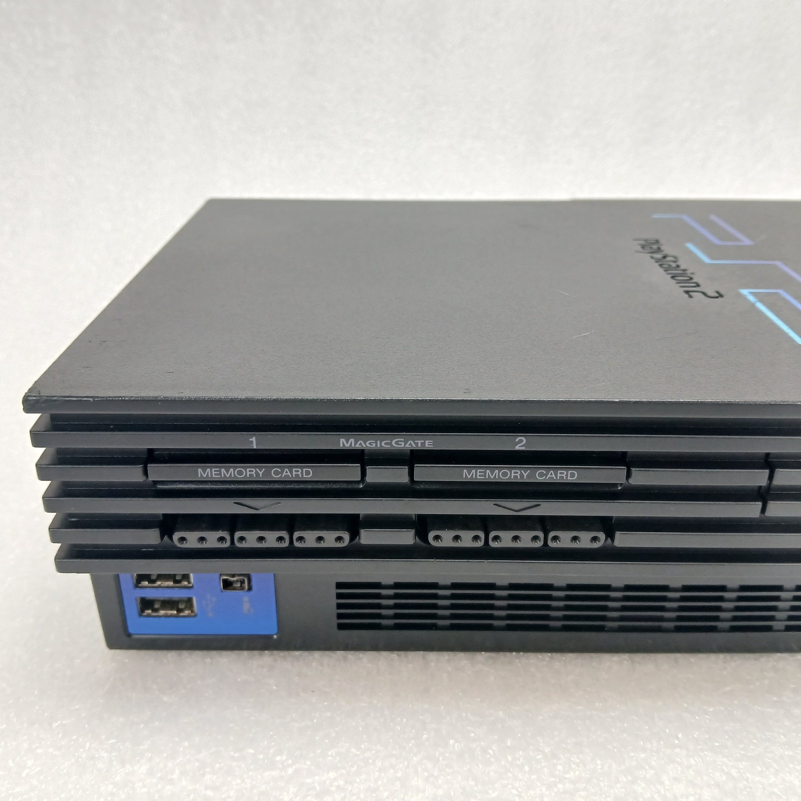 Sony PlayStation 2 PS2 Fat SCPH-39001 Console and SATA Adapter Tested & Working