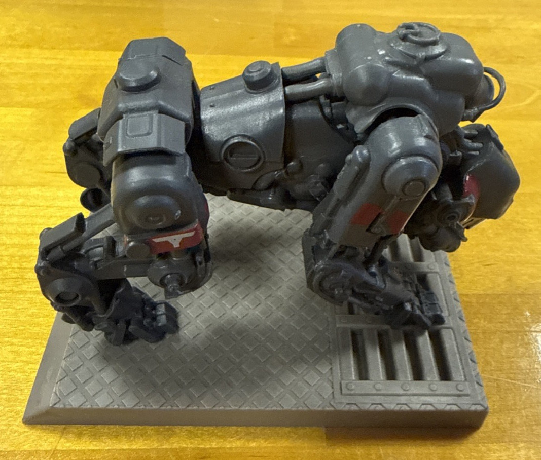 Wolfenstein New Order Panzerhund Figure Loot Crate Exclusive Bethesda in EUC