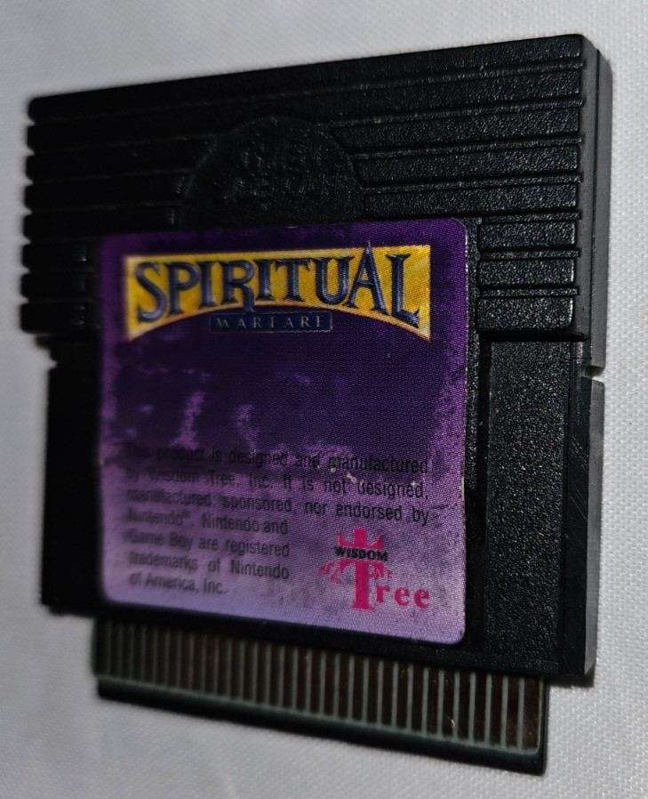 Spiritual Warfare Cartridge Only Authentic Nintendo Game Boy Wisdom Tree Gameboy