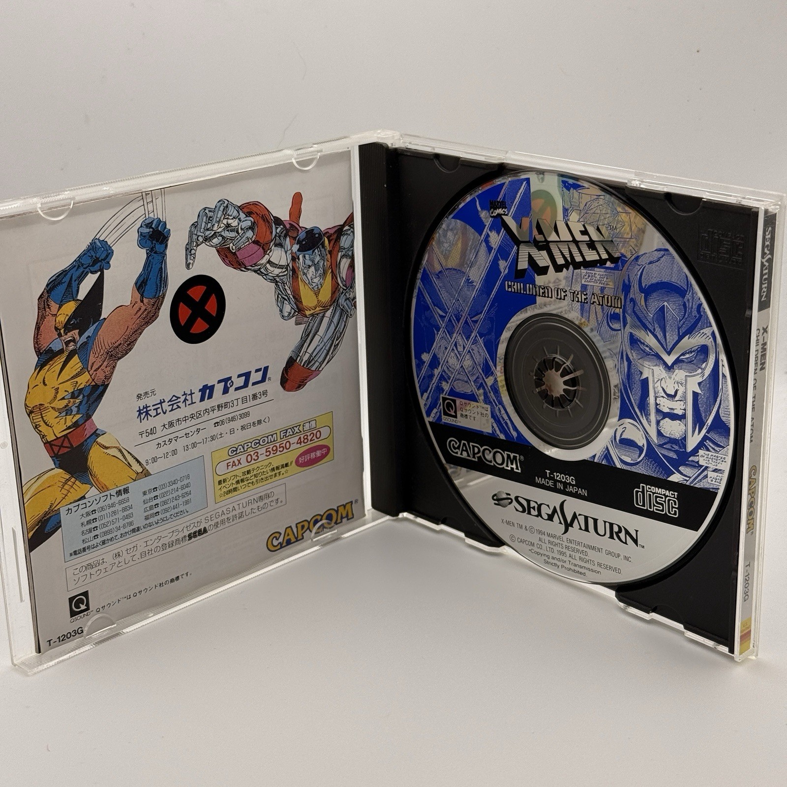 X-MEN Children of the Atom Sega Saturn Japan – Complete US Seller