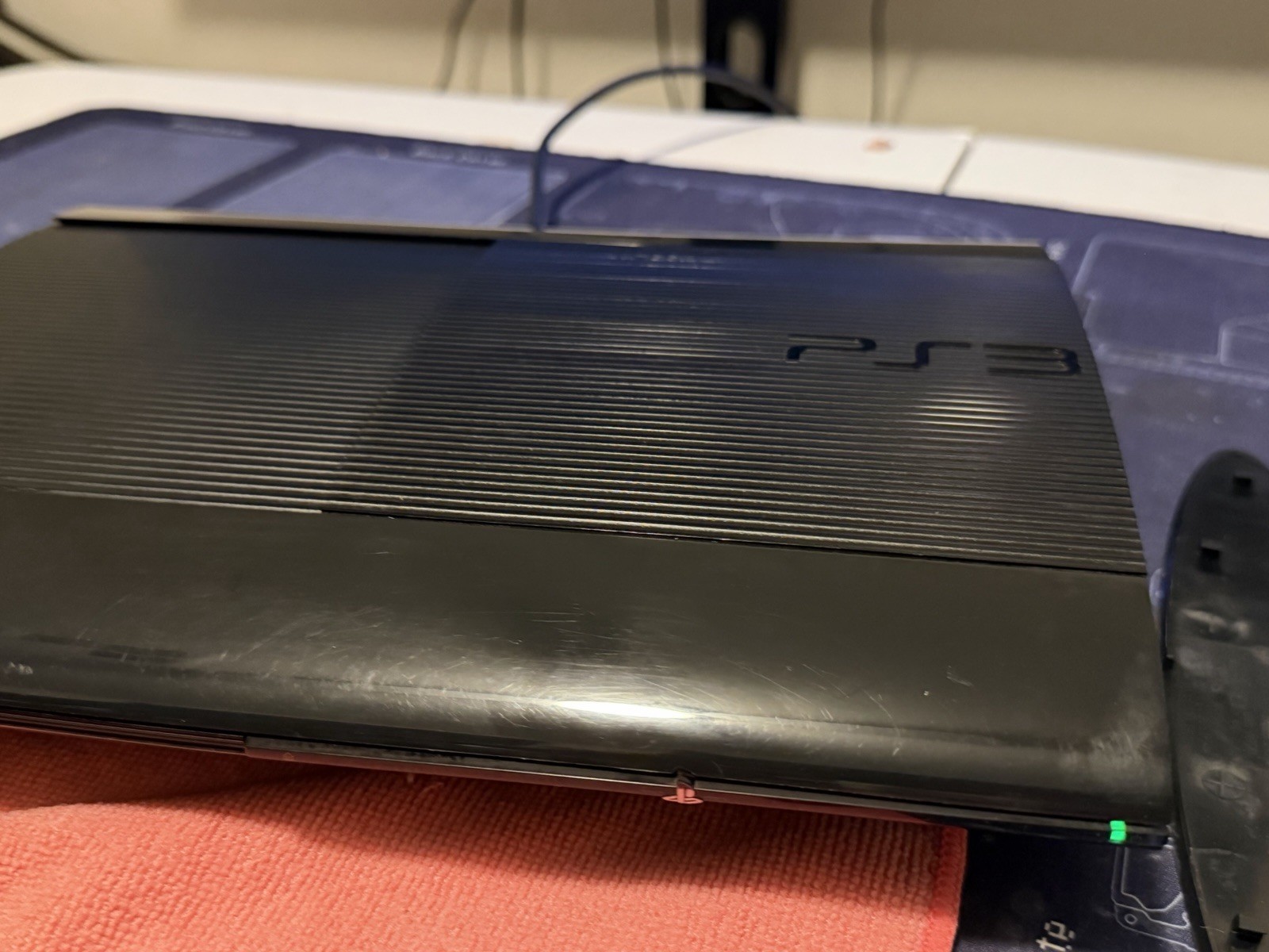 Sony PS3 Super Slim Bundle 128GB SSD Upgraded CECH-4201 Restored New Paste