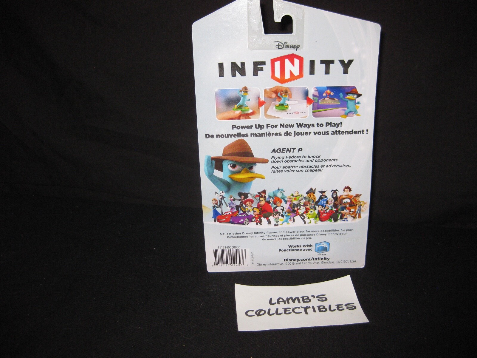 Disney Infinity 1.0 Agent P Perry of Phineas Action Figure Video Game Accessory