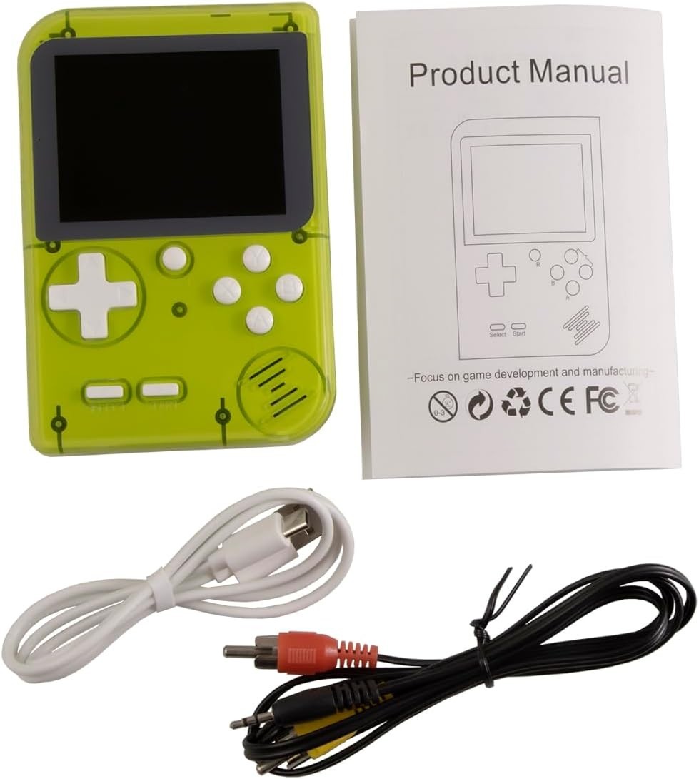 Retro Mini Game Machine: 400 Classic Games Handheld Console – 2.8-Inch Screen
