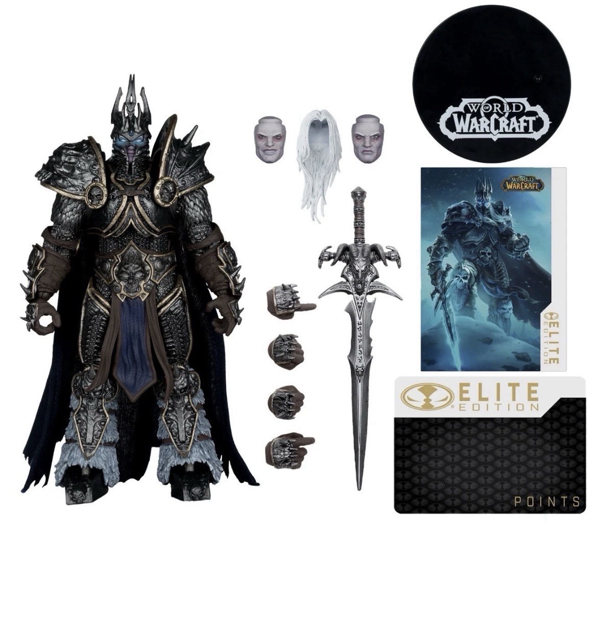 McFarlane The Lich King Elite Edition World of Warcraft Figure New With Code