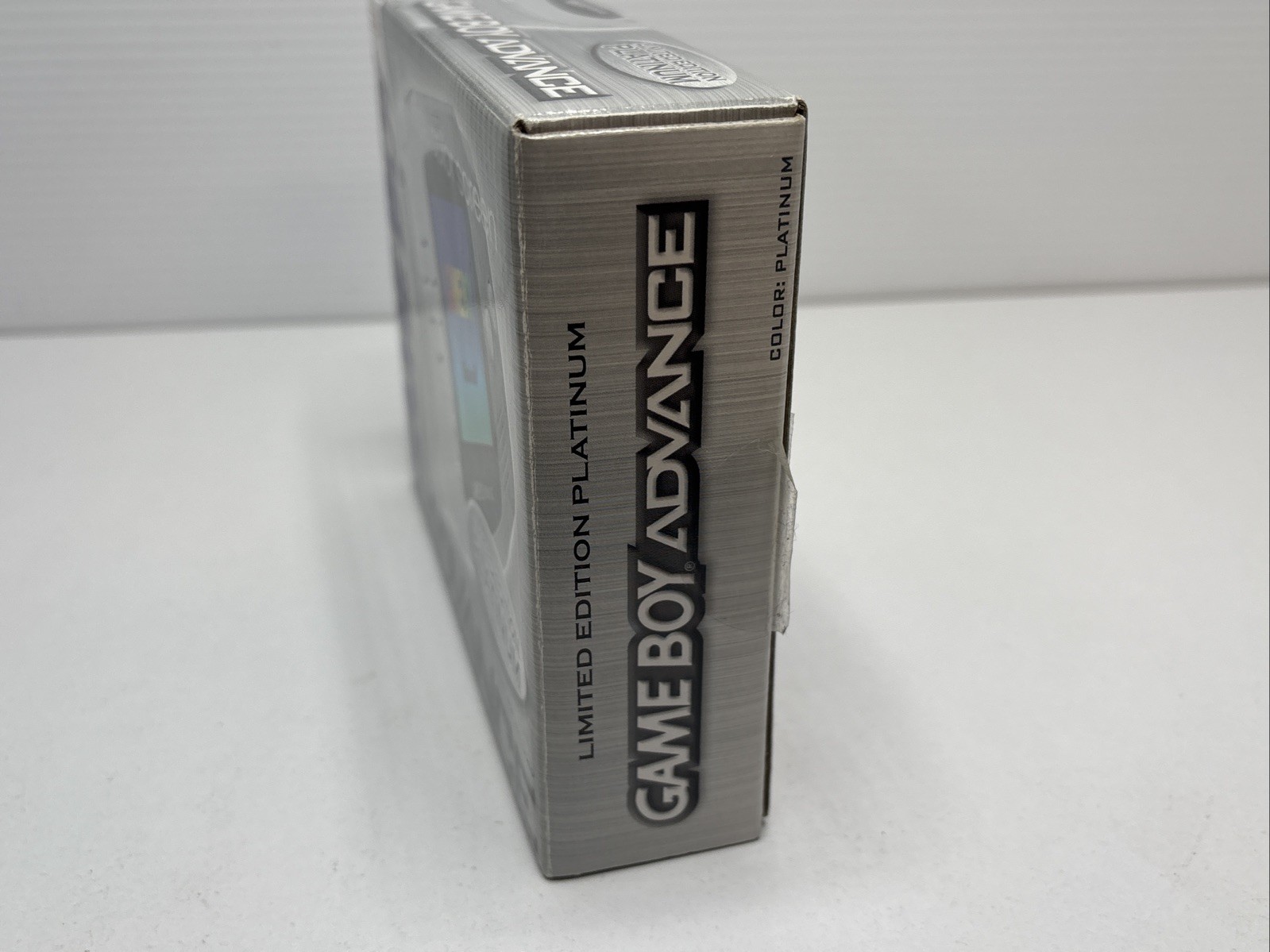 Nintendo Gameboy Advance Platinum Silver Console With Box + Manual GBA CIB