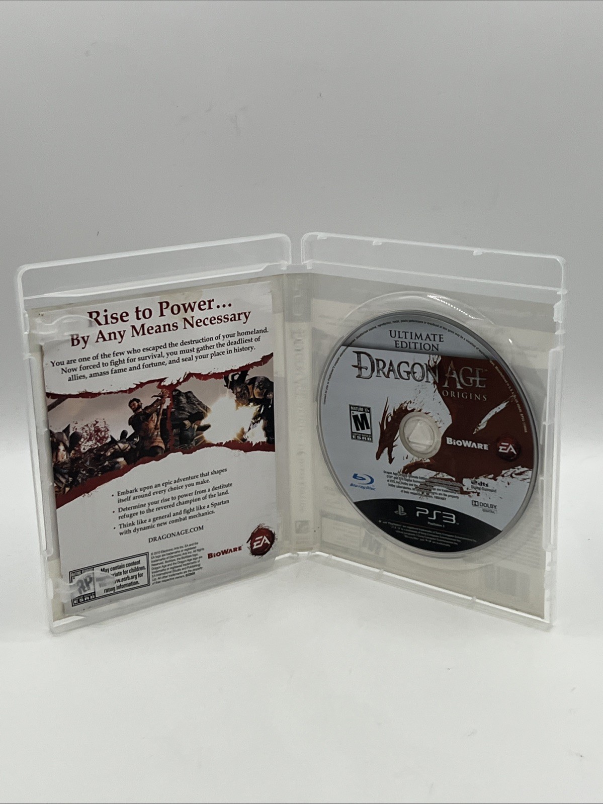 Dragon Age Origins: Ultimate Edition Sony PlayStation 3 w/Manual PS3
