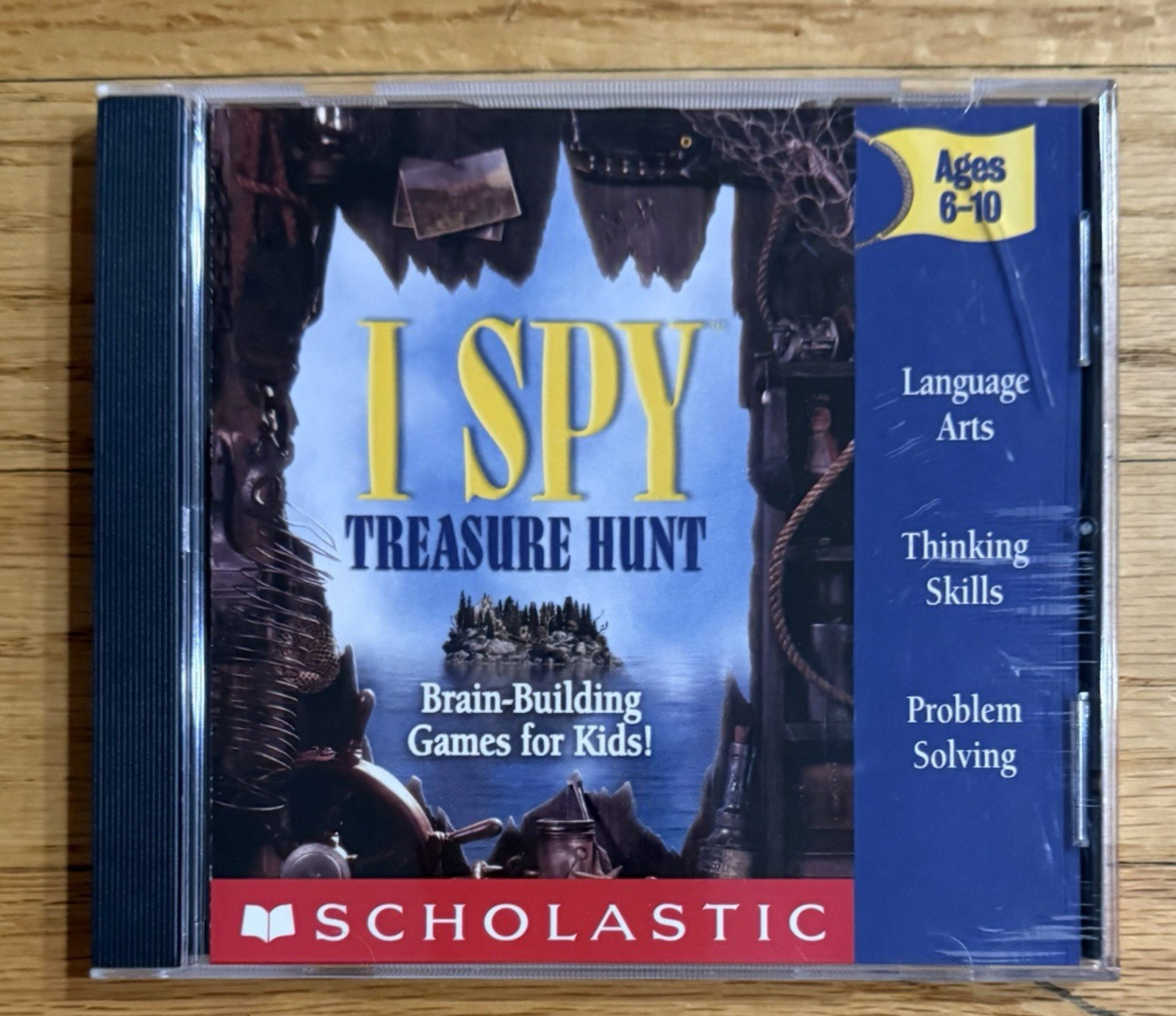 Scholastic I Spy Treasure Hunt PC Mac CD-ROM Kids Educational Puzzle Game 2000