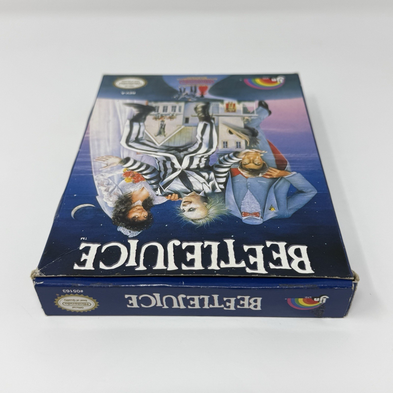 Beetlejuice Nintendo NES No Manual Box Poster Inserts Tested