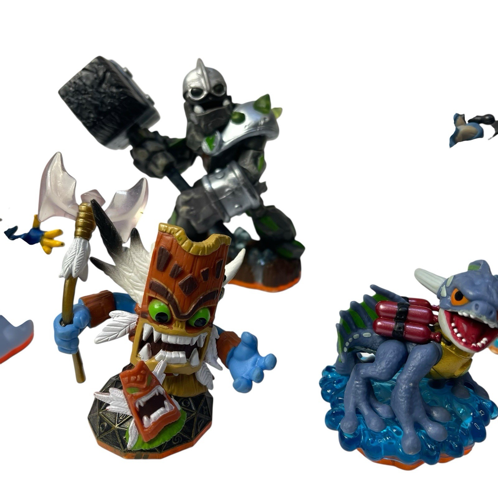 Lot of 8 Video Game Skylander Figures Spyro Thumpback Crusher Jet-Vac Tree Rex +