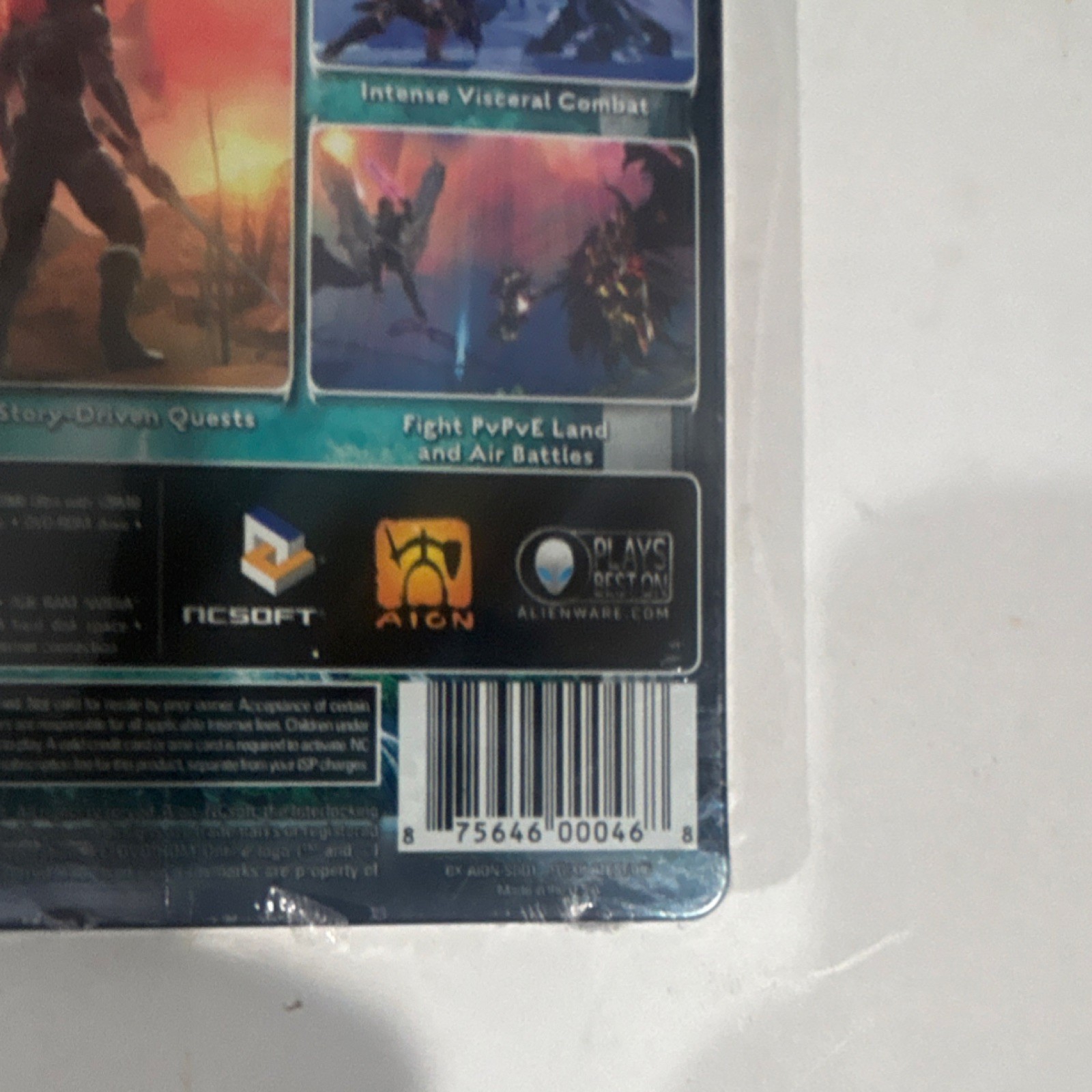 NCsoft Aion PC Online Role Playing Game T-Teen Rated DVD-ROM