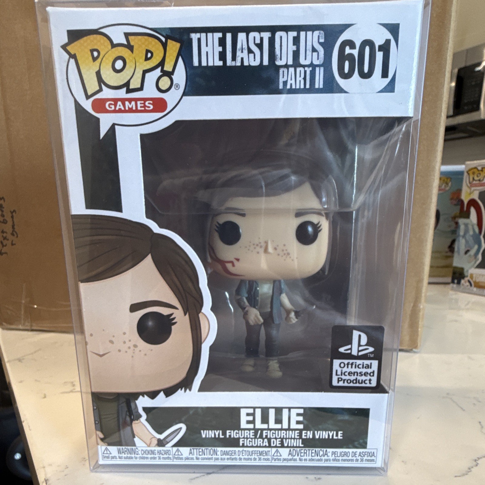 Funko Pop! Games Vinyl Figure Ellie The Last of Us Part II #601 Licensed