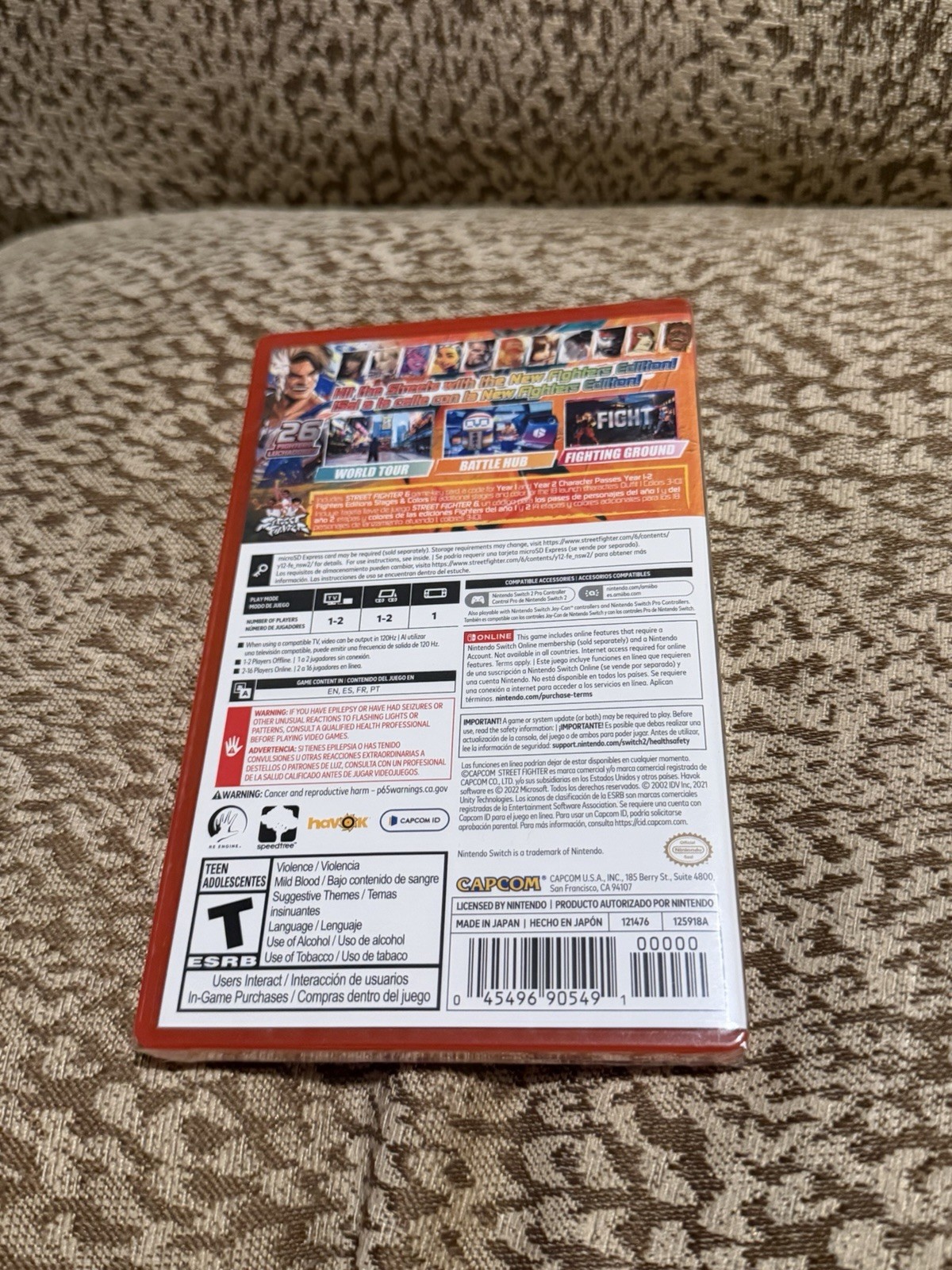 Street Fighter 6 Years 1-2 Fighters Edition Nintendo Switch 2 NEW SEALED