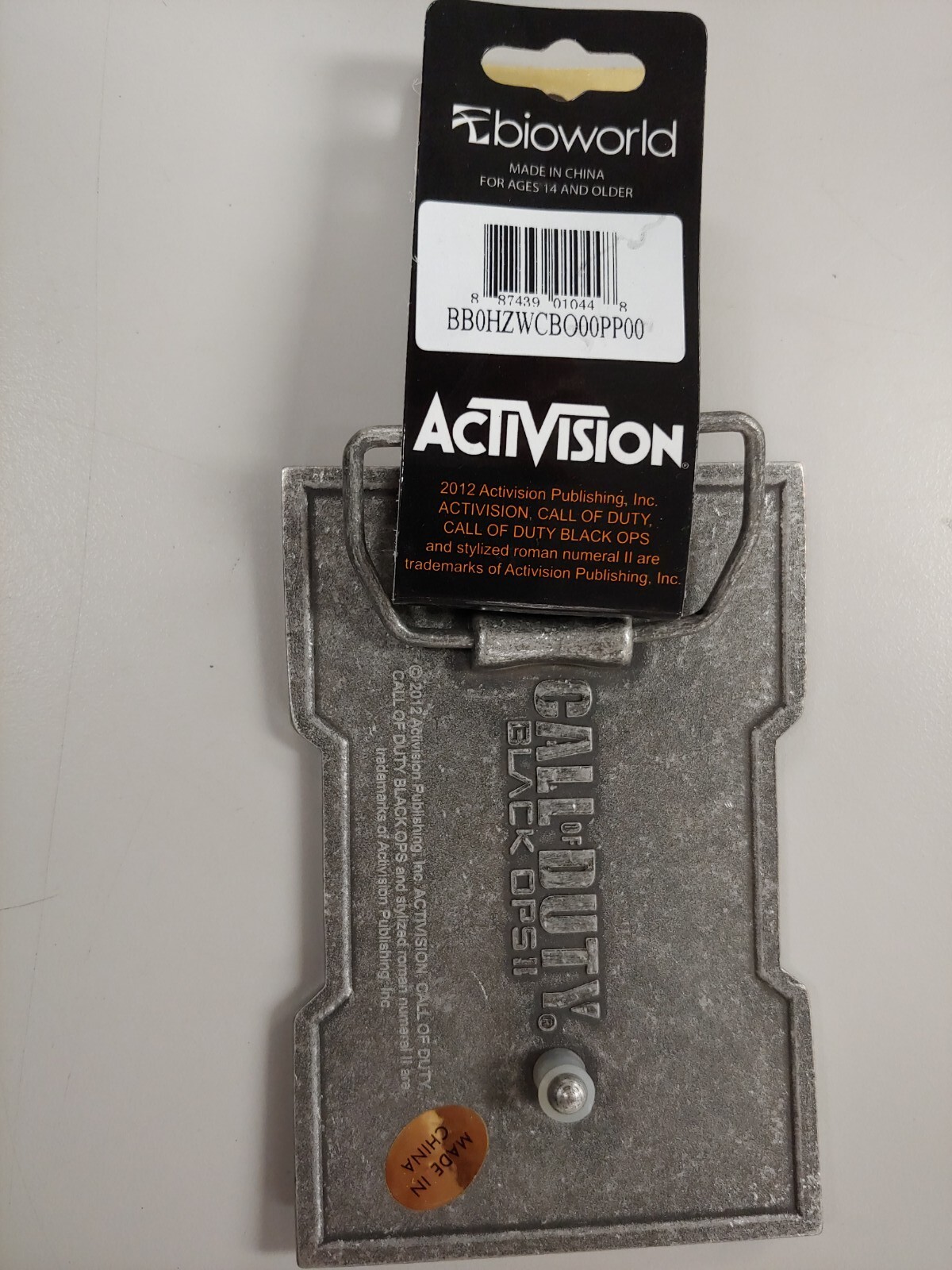 Call of duty Black ops II Belt buckle