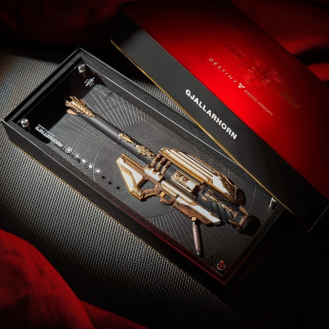 Destiny Exotic Armory Collection Gjallarhorn Hand Cannon Replica Weapon bungie
