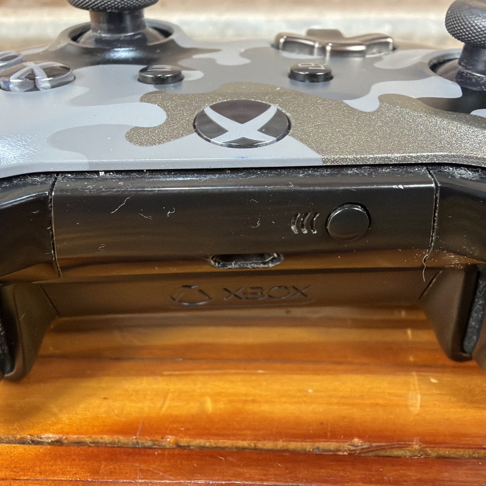 Microsoft Xbox One Controller Black & Grey Camo Night Ops Wireless Controller