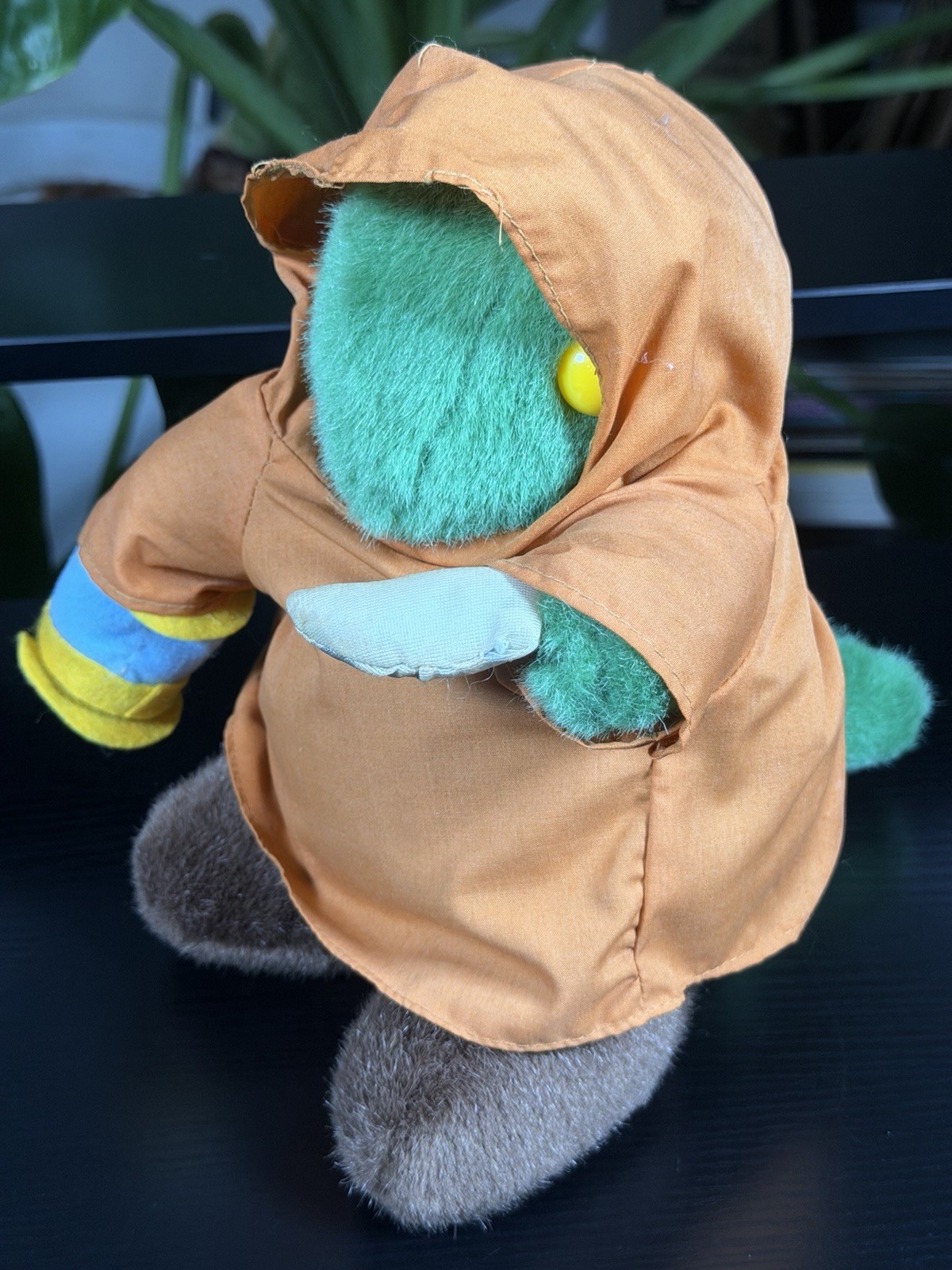 Final Fantasy Tonberry 10” Green Japanese Plush w Hoodie, Knife and Lantern