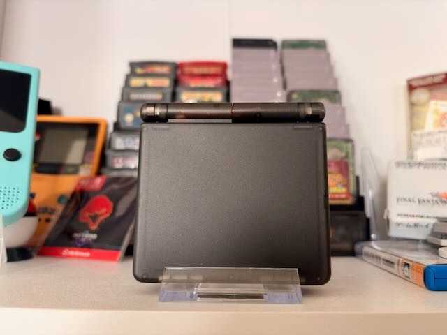 Anbernic RG35XX SP Retro Clamshell Handheld Game Console Black Trasnparent